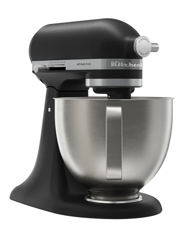 KitchenAid Artisan Plus Tilt-Head Stand Mixer in Matte Black 5KSM50PKVABM image 3