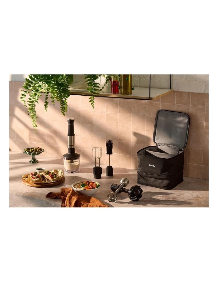 The All in One Cordless Stick Blender LSB150BSS0ZAN1 in Stainless Steel image 2