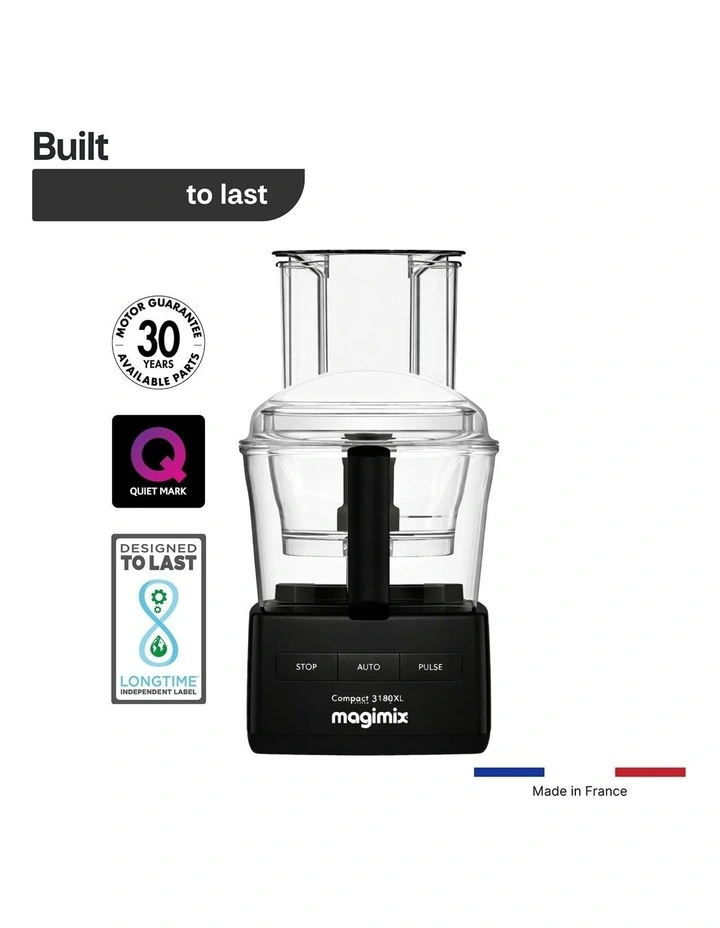 3180xl Food Processor In Black 18369au image 2
