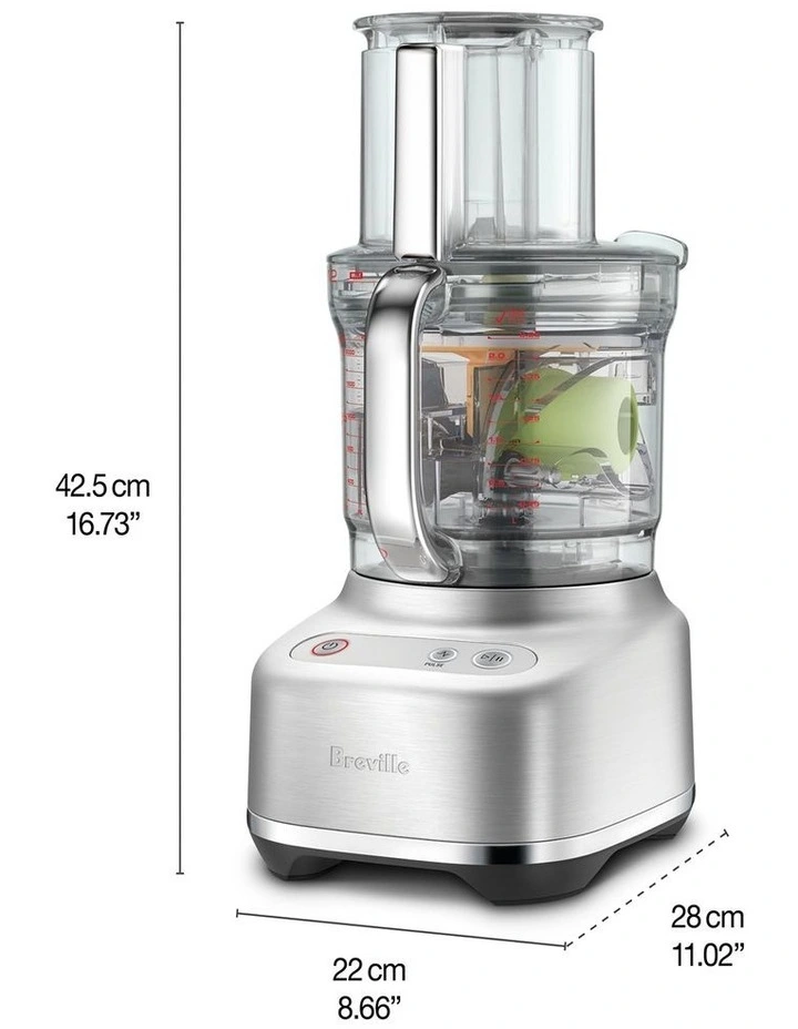 The Breville Kitchen Wizz 12 in Brushed Stainless Steel BFP710BSS3IAN1 image 7