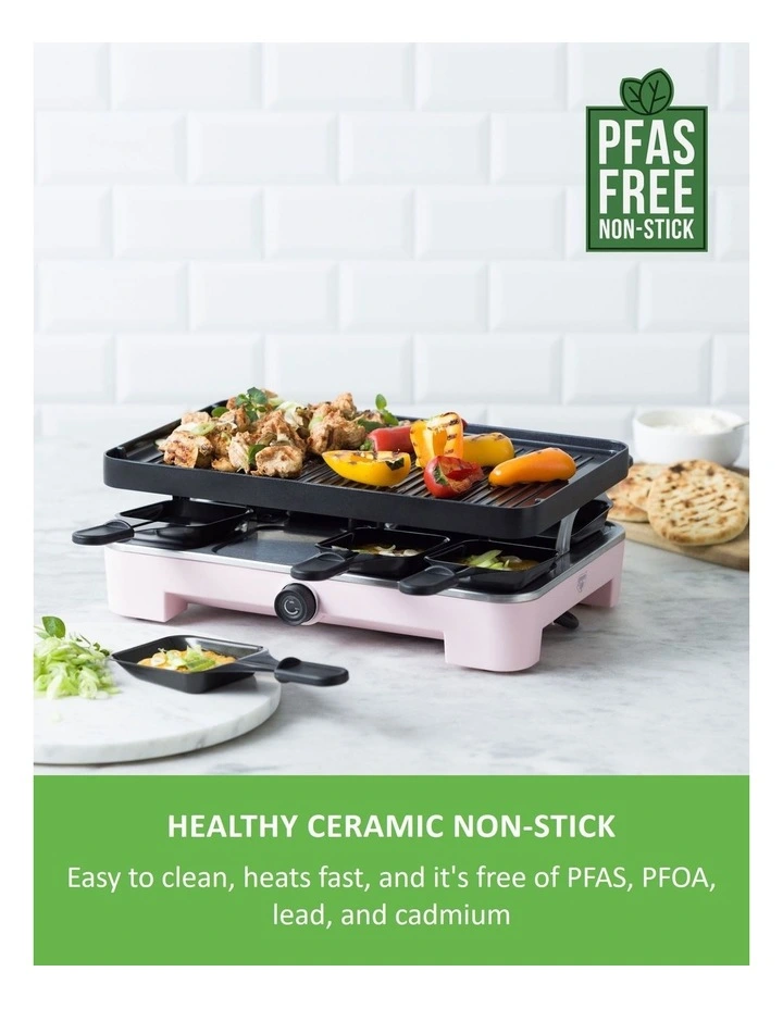 Family Fun Grill Pink PFAS-free coating image 2