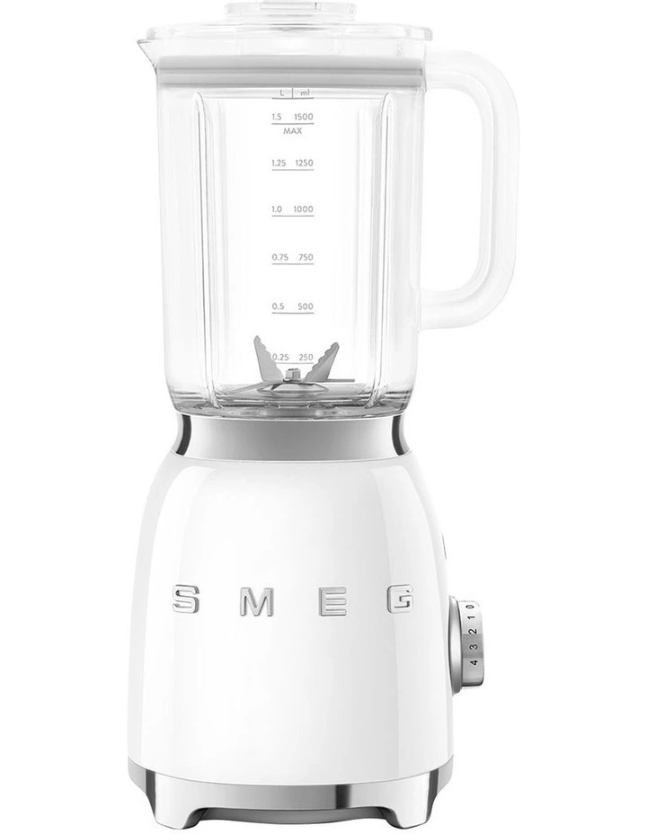 50'S Style Retro Bench Blender in White BLF03WHAU image 1