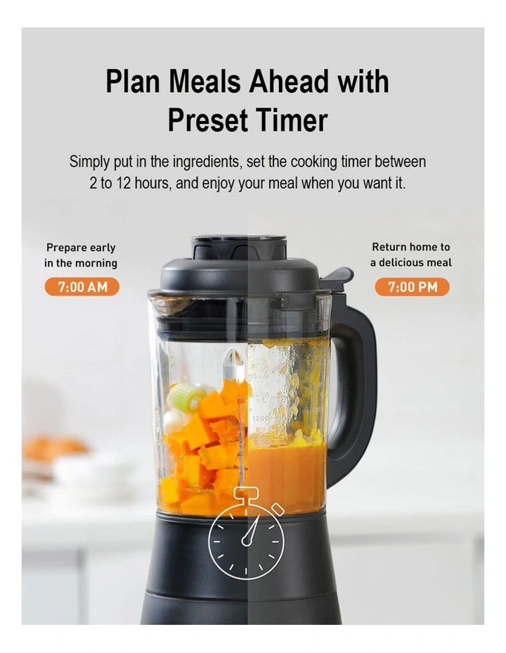 Panasonic Hot & Cold Cooking Blender MX-HG6401KST in Black image 4