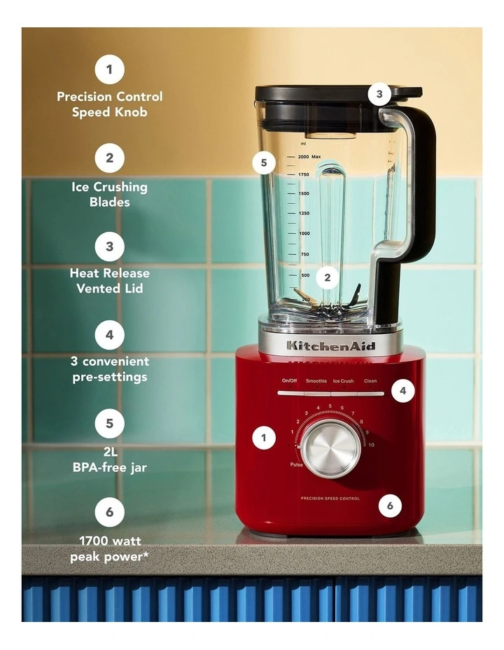 Pure Power Blender in Empire Red 5KSB2072AER image 3