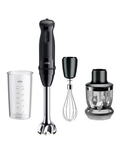 Multi Quick 3 Hand Blender MQ30202MBK in Black