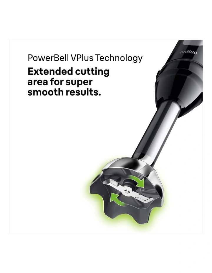 Multi Quick 3 Hand Blender MQ30202MBK in Black image 3