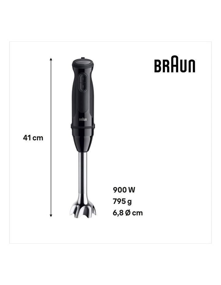 Multi Quick 3 Hand Blender MQ30202MBK in Black image 5