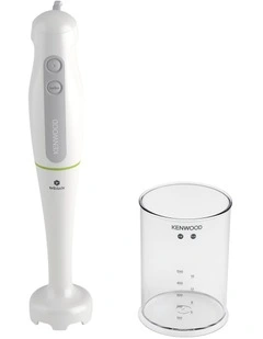 Triblade Hand Blender with Beaker in White/Green HDP101WG