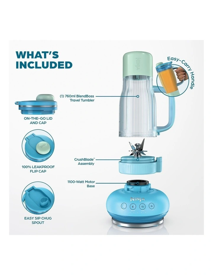 Blendboss Tumbler Blender Db351bl in Blue Raspberry image 7