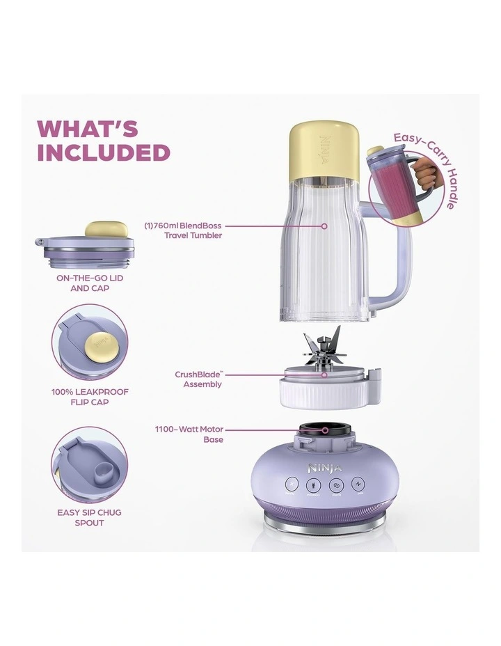 Blendboss Tumbler Blender Db351pu in Lavender image 7