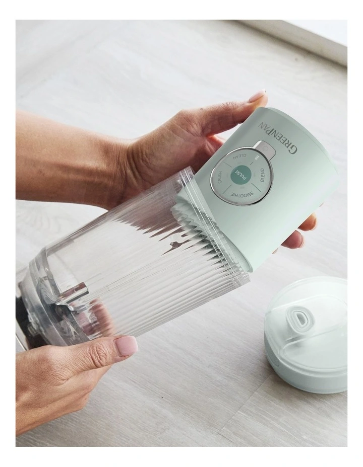 Spin & Go Portable Blender in Sea Foam image 3