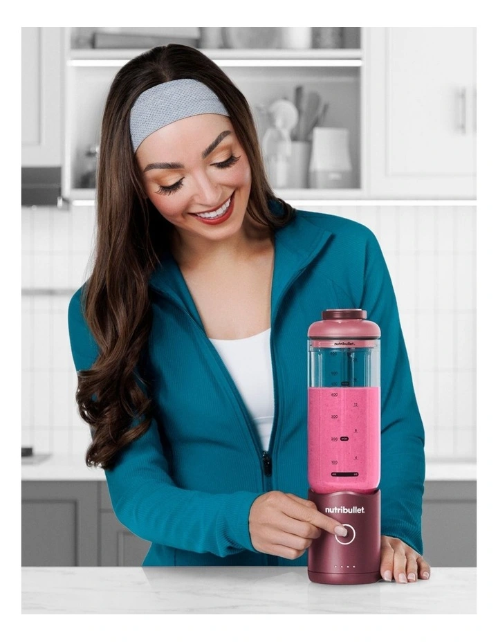 Nutribullet Flex Portable in Vibrant Burgundy NBPB07222VB image 3