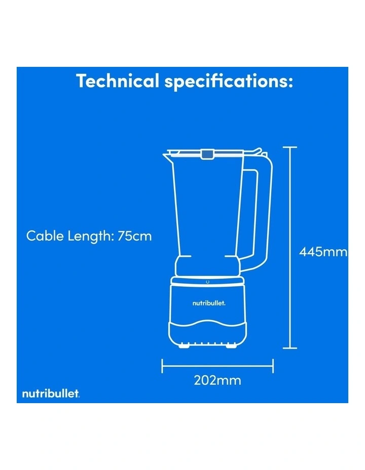 Nutribullet Power Core Blender Combo NBF07202AK image 5