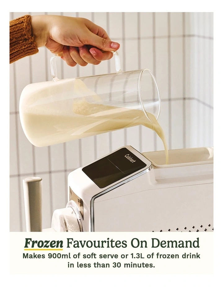 Ice Cream And Frozen Drinks Maker ICE-200XA in White image 3