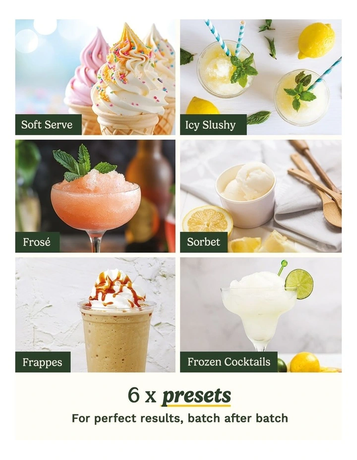 Ice Cream And Frozen Drinks Maker ICE-200XA in White image 7