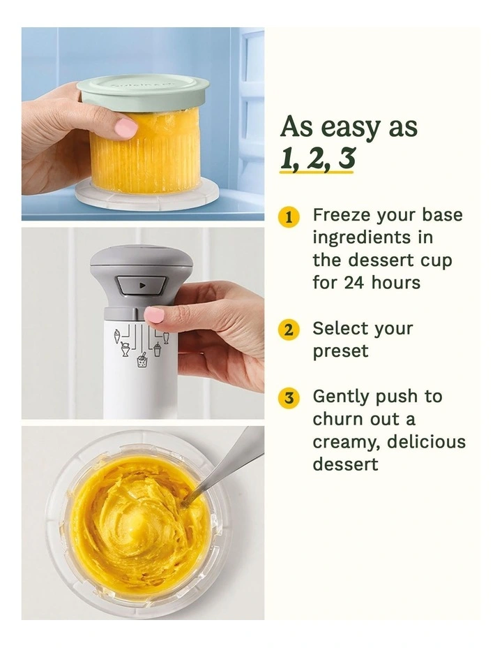 Freeze Wand Ice Cream Maker ICE-FD10 in White image 4