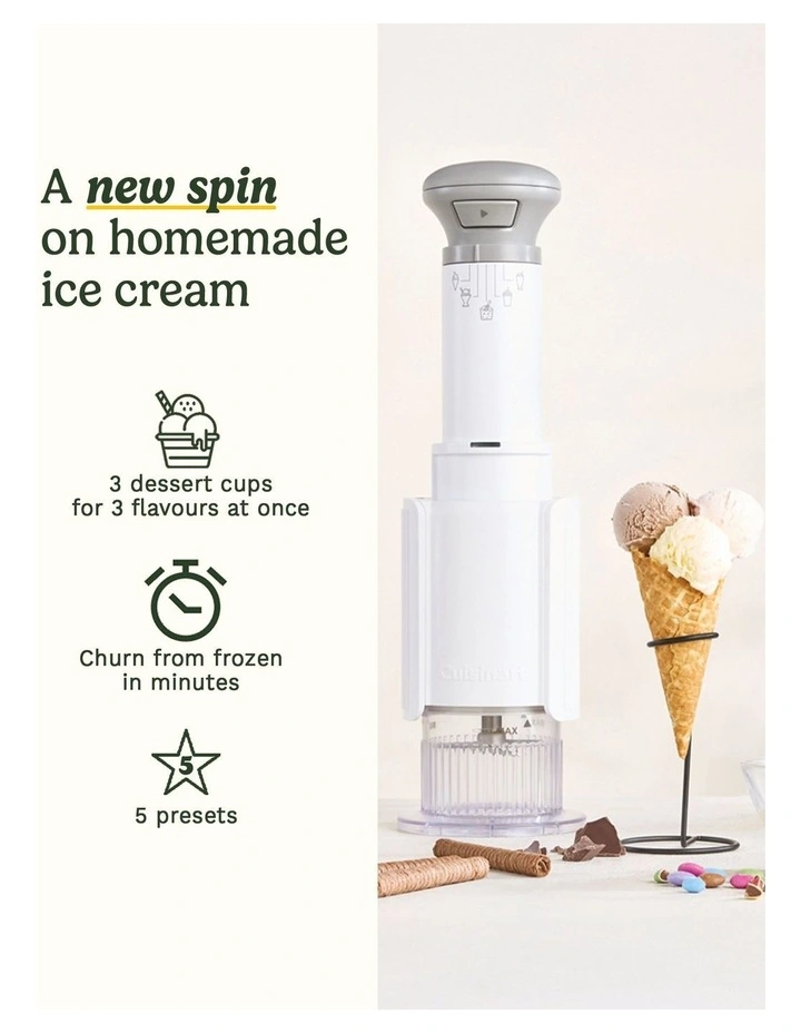 Freeze Wand Ice Cream Maker ICE-FD10 in White image 4