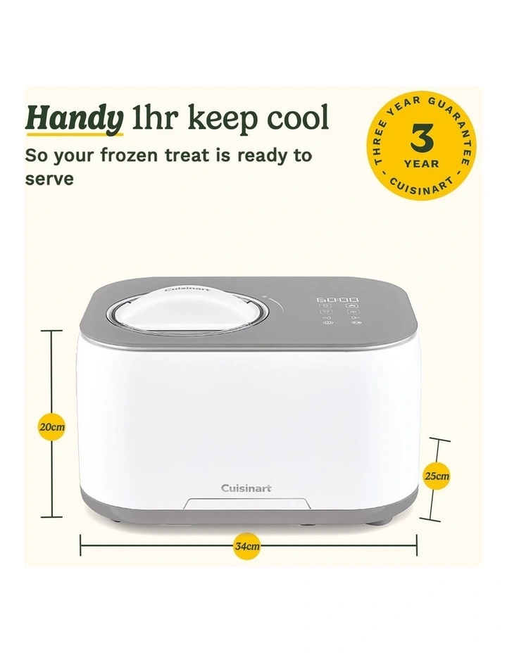 Freeze Ease Ice Cream Maker in White ICE-90XA image 7