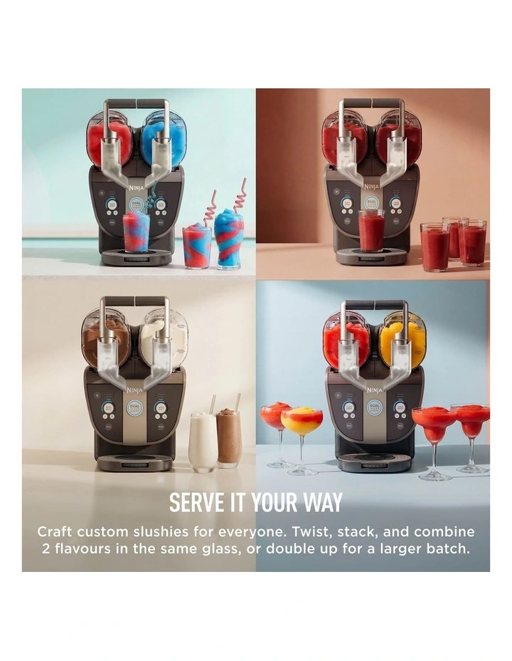 SLUSHi Twist Frozen Drink Machine in Mocha image 7