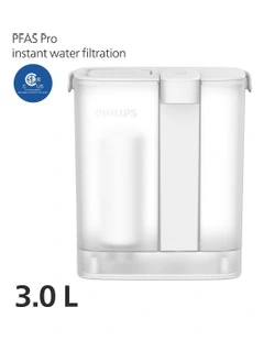 Powered Pitcher With Instant Filtration 3.0L PFAs Pro (ADD5912WH37) in White