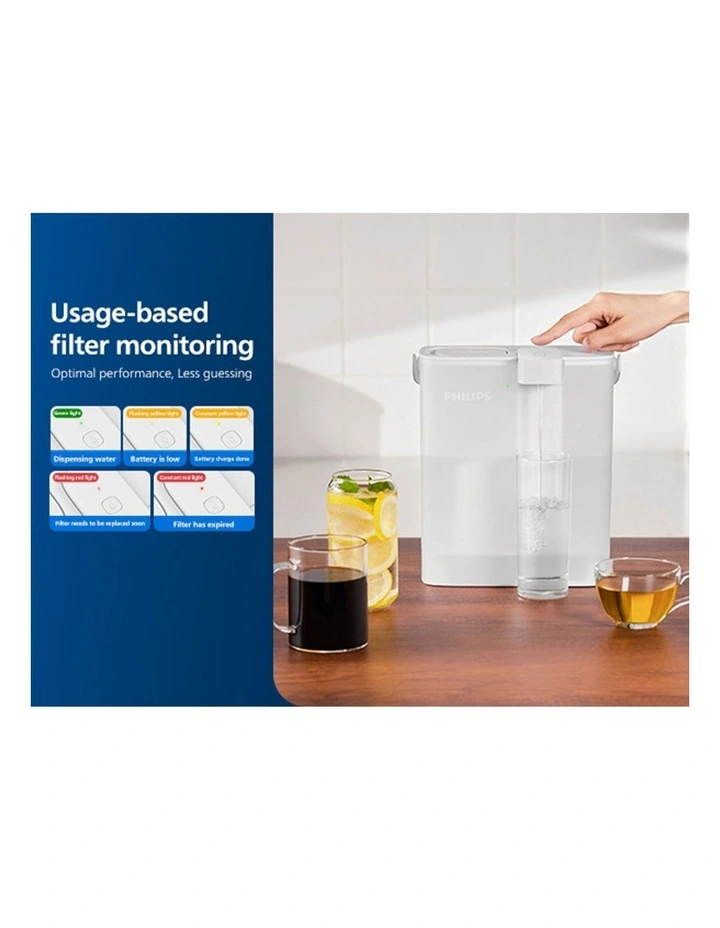 Powered Pitcher With Instant Filtration 3.0L PFAs Pro (ADD5912WH37) in White image 2