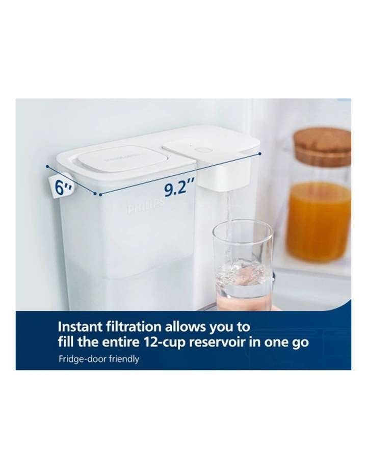 Powered Pitcher With Instant Filtration 3.0L PFAs Pro (ADD5912WH37) in White image 6