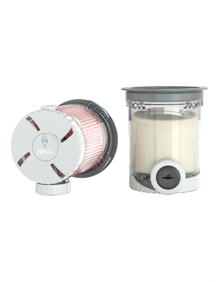 Swirl™ by Creami® Tubs And Lids 2-Pack XSK7PNTLD2ANZ in White image 3