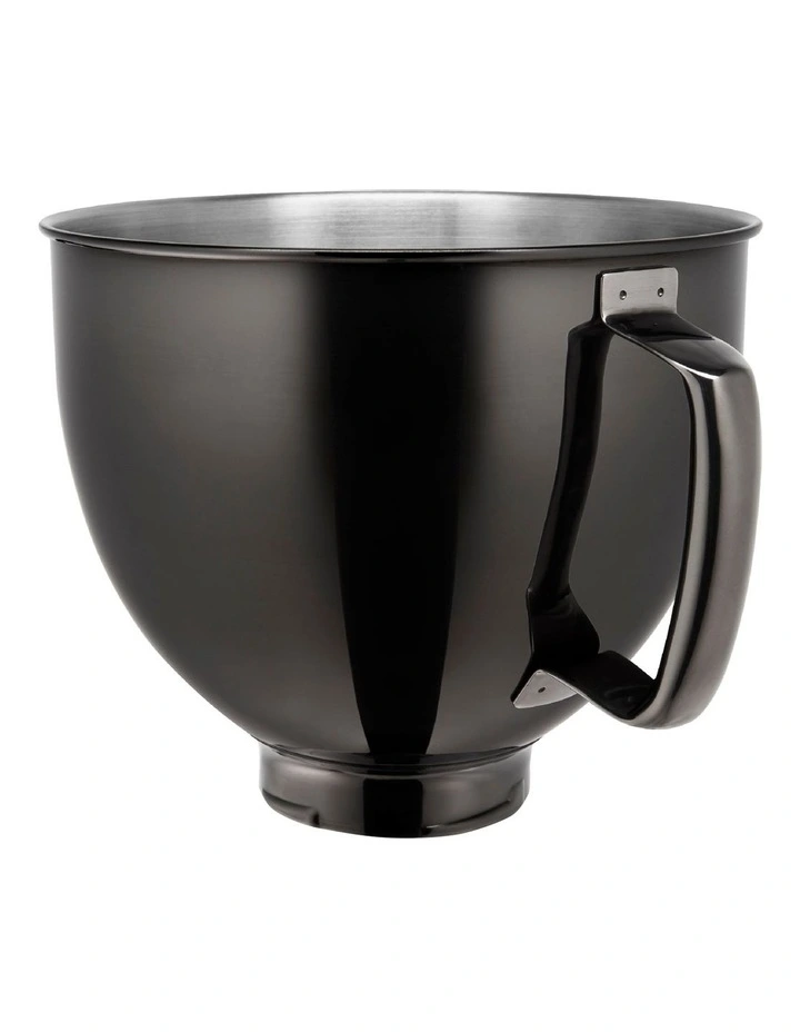 Tilt Head Stand Mixer PVD Bowl 4.7L in Black 5KSM5SSBRB image 1