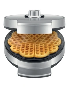 The Sweetheart Classic Waffle Maker in Brushed Stainless Steel
