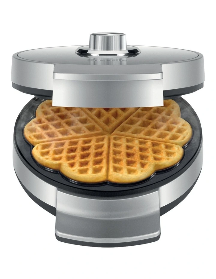 The Sweetheart Classic Waffle Maker in Brushed Stainless Steel image 1