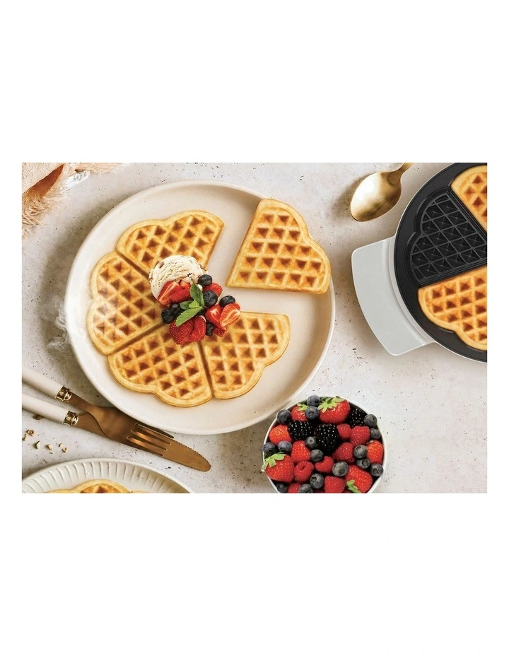 The Sweetheart Classic Waffle Maker in Brushed Stainless Steel image 2
