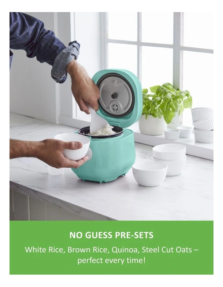 Rice Cooker Turquoise PFAS-free coating 1.2L image 3