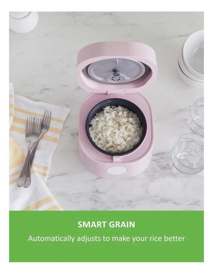 Rice Cooker Pink PFAS-free coating in 1.2L image 4