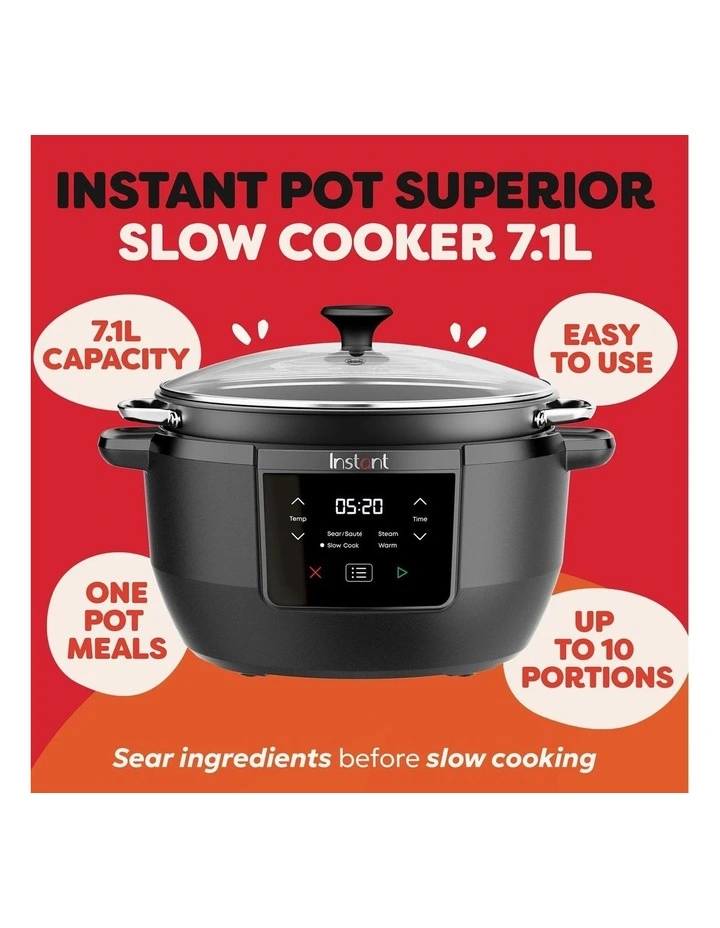 Superior Slow Cooker 7.1L 140-6128-01-AU image 2