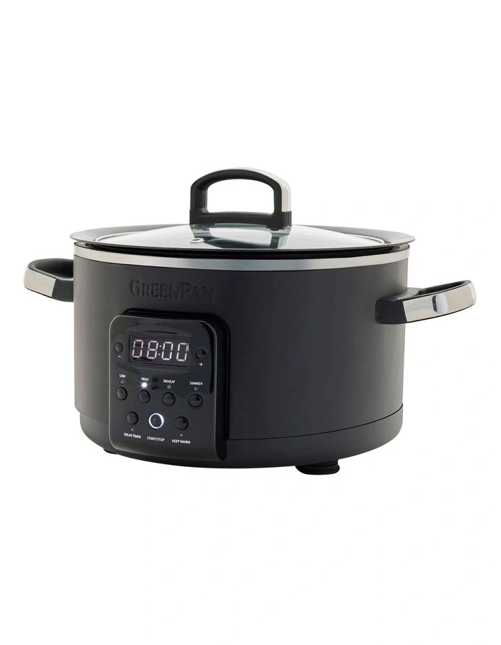 Bistro Slow Cooker Black PFAS-free coating in Black image 1