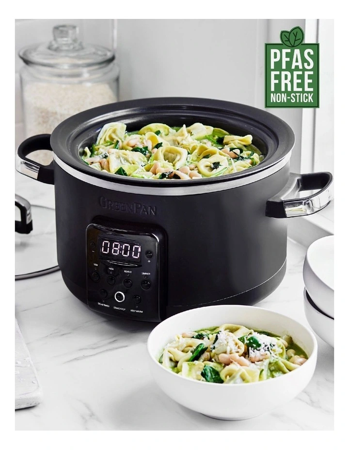 Bistro Slow Cooker Black PFAS-free coating in Black image 2