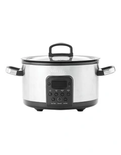 Bistro Slow Cooker Stainless Steel PFAS-free coating