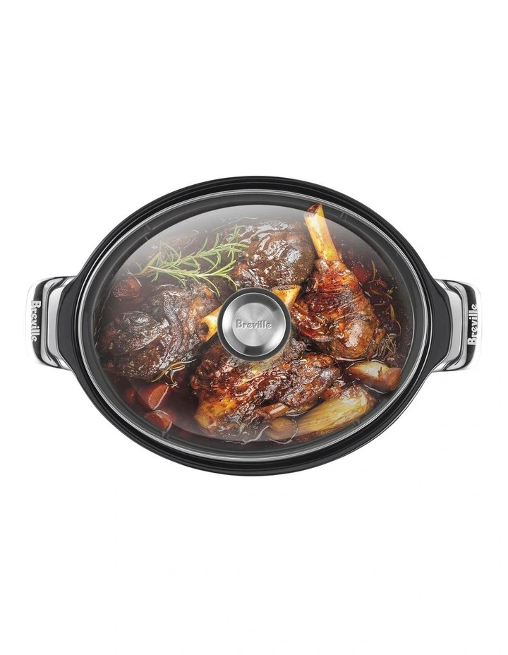 The EasySet 6L Slow Cooker in Brushed Stainless Steel LSC460BSS2IAN1 image 4
