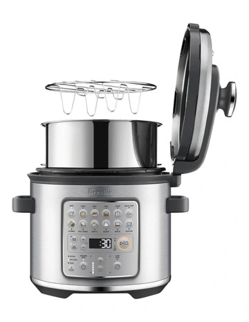 The Fast Slow Go Brushed Cooker BPR680BSS in Stainless Steel