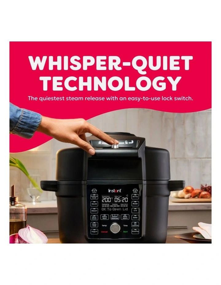 Duo Crisp 6.5L Air Fryer & Multi Cooker with Ultimate Lid 140-0060-01-AU image 5