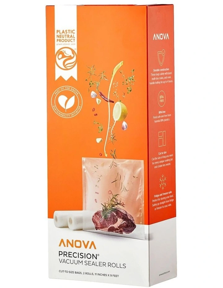 Precision Vacuum Sealer Rolls Bio Bags inClear image 1