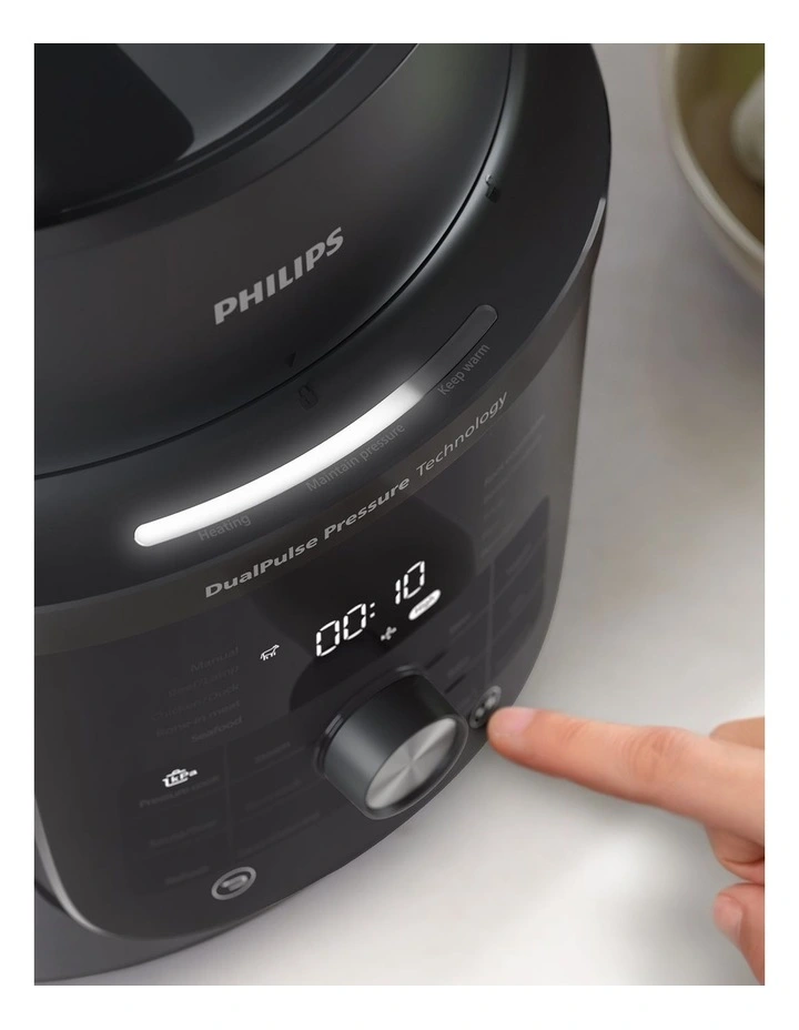 All-In-One Multicooker 6L in Silver HD2616/70 image 5