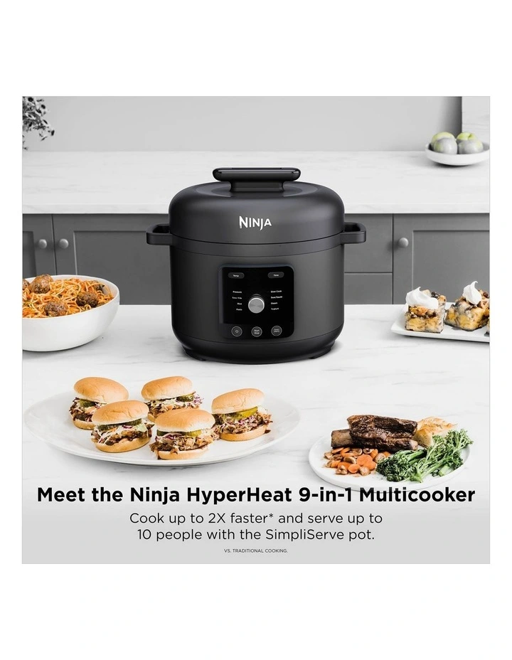 Ninja HyperHeat Pressure Cooker PC201ANZ image 2