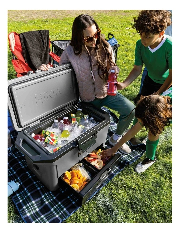 FrostVault™ 47L Hard Cooler with Dry Zone in Slate Grey FB151GYANZ image 2