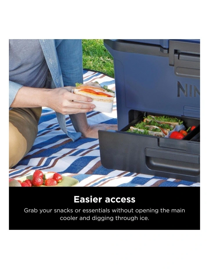 FrostVault™ 47L Hard Cooler with Dry Zone in Lakeshore Blue FB151BLANZ image 5