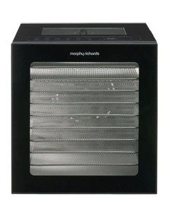 10 Shelf Food Dehydrator  MRFD10SS in Black