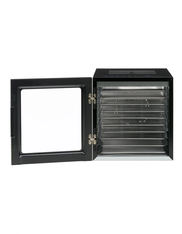 10 Shelf Food Dehydrator  MRFD10SS in Black image 2