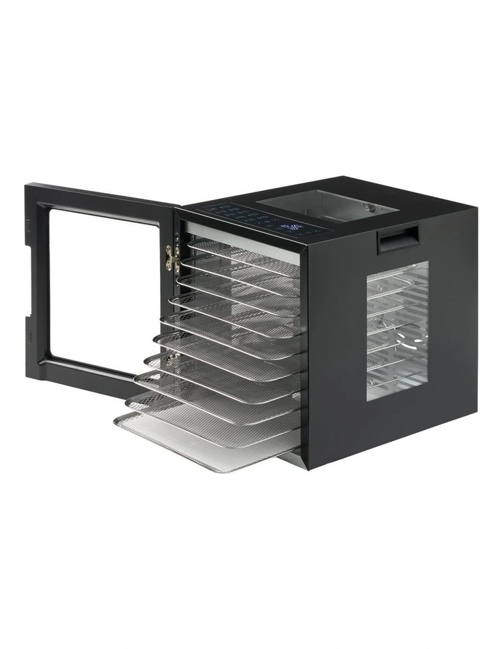 10 Shelf Food Dehydrator  MRFD10SS in Black image 3