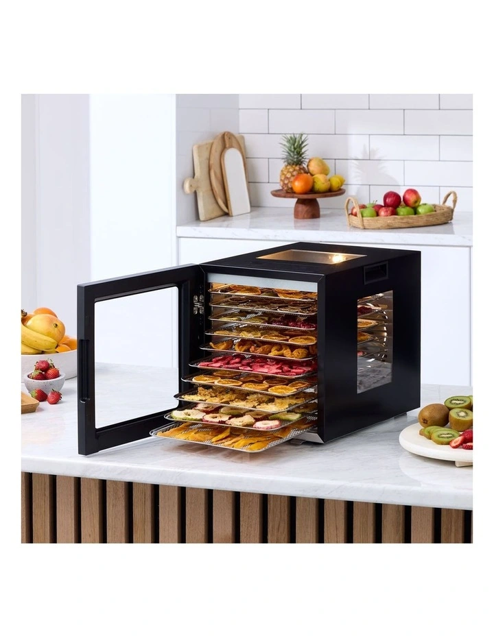 10 Shelf Food Dehydrator  MRFD10SS in Black image 5