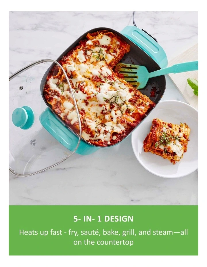 Electric Frypan in Turquoise image 3